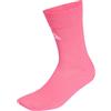 adidas Unisex - Adulto Football Crew Performance Socks Cushioned, lucid pink/white, 40-42