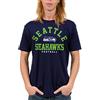 Junk Food Seattle Seahawks - Maglietta con Logo NFL Classic Team Maglietta Unisex - Adulto (Pacco da 1)