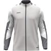 JAKO Giacca in poliestere Dynamic, grigio chiaro/bianco/grigio, 116