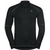 Odlo Uomo Maglia Funzionale a Maniche Lunghe con Zip Active X-Warm Eco