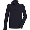 killtec Ksw 63 Mn FLC Shrt Camicia in Pile con Collo Alto e Zip Uomo (Pacco da 1)
