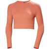 Helly Hansen W Allure-Top Senza Cuciture Camicia, Peach Echo, XL Donna
