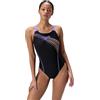 Speedo Medley Logo Costume da Bagno Intero per Donna, Bright Peach, 28