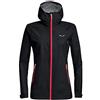Salewa Puez (Aqua 3) Giacca, Donna, Nero (Black Out/6080), 50/44