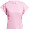 Adidas Donna Studio Tee, Bliss Pink/Grey Two, S