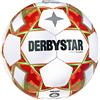Derbystar Unisex Jugend Atmos S-Light AG v23 - Pallone da calcio, colore: Bianco/Arancione, 4