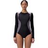 Speedo Colourblock 2.0 Long Sleeve Swimsuit Costume da Bagno Intero Donna (Pacco da 1)
