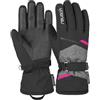 Reusch Guanti invernali da donna | extra caldi, impermeabili e traspiranti | Guanti da sci in softshell, per l'uso quotidiano, il tempo libero e gli sport invernali, Taglia 6-8,5, Hannah R-TEX XT