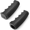 Cyclingcolors - Maniglia per bicicletta, 22 mm, 110 mm, antiscivolo, ergonomica, per mountain bike, VTC, strada (nero)