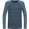 Odlo Active Warm Kids Stripes_159409 Maglietta Bambini e Ragazzi (Pacco da 1)
