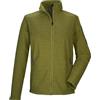 Killtec Uomo Giacca in pile con collo alto KOW 75 MN FLC JCKT, moos, XXL, 43317-000