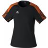 Erima T-Shirt Evo Star (1082421) Donna, Nero/Orange, 36