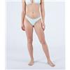 Hurley Cheeky French Mutandine Bikini, Wave Runner Multi, S Donna