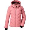 killtec Donna Giacca da sci/giacca trapuntata/giacca funzionale in look piumino con cappuccio e paraneve KSW 31 WMN SKI QLTD JCKT, hellpink, 40, 43417-000