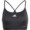 Adidas Reggiseno Sportivo da Donna Aeroreact per Allenamento Leggero, XSCD, Nero