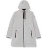 Cmp Parka Lungo Wooltech, Donna, Grigio Mel-Nero, 50, Grigio Mel.-nero