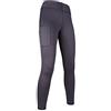 HKM Mondiale - Leggings da Equitazione, Taglia 32/34, Colore: Blu/Grigio
