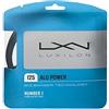 Luxilon Wilson Luxilon WRZ990100SI Corda da Tennis Alu Power 125, Bobina 220 m, Unisex, Argento, 1.25 mm