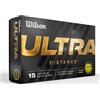 Wilson Palline da Golf Wilson 23' Ultra Distance - 15 Pezzi, Giallo