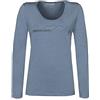 Rock Experience REWT01322 Chandler 2.0 LS T-Shirt Donna China Blue Melange XS