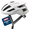 ABUS Casco da Corsa PowerDome MIPS, Bianco Polare, Taglia S | Casco leggero con MIPS, design aerodinamico, costruzione In-Mold, ventilazione ottimale