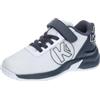 Kempa Attack 2.0 Junior Game Changer - Scarpe da Pallamano, Scarpe Sportive, Scarpe da Ginnastica, Weiß/Marine,