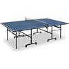 JOOLA Inside 13 Tavolo da Ping Pong per Interni, Base Pieghevole, Montaggio Rapido, Rete Inclusa, Unisex-Adult, Blu, 274 x 152.5 x 76 cm