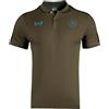 SSC NAPOLI Polo Rappresentanza, EA7 Prodotto Ufficiale, Maglia Calcio Olive Night Junior 2024/2025-6Y