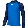 Arena Unisex Jr Arena Rash Vest L/S Allover Rash Guard Shirt Bambini e Ragazzi