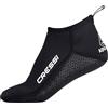 Cressi Aqua Grip Neoprene Socks 3mm M - Calzari Corti Unisex in Neoprene Doppia Fodera Nero 3mm con Suola Antiscivolo, Ideali per attività Acquatiche e di Superficie, M (40/41)