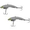 Steelshad - Esca da pesca - Mini Series - Pesca per basso, Perca, Rospo, Dorato Giallo, Trota, Salmone, Bande, ibridi, Bianco, Basso, Blu, Argento