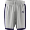 adidas Uomo Mens Pulse Speed Bball Short Shorts, White/Team Colleg Purple, XS