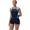 Speedo HyperBoom Splice Tankini Set per Donna, Lagoon Blue, 28