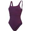 Speedo Shaping Contour Eclipse 1 Piece, Costume da Bagno Donna, Black/White, 36