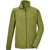 killtec Uomo Giacca in pile con colletto rialzato KOS 253 MN FLC JCKT, pistachio, M, 41360-000