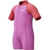 Speedo Learn to Swim Neoprene Wetsuit| Swimming Lessons | Soft Touch | Neoprene Costume da Bagno per Bambina, Neon Violet, 9 Mois-12 Mois