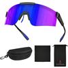 Ambienden Occhiali Ciclismo Uomo Donna - Occhiali Veloci Polarizzati Protezione UV400 - Occhiali Sportivi Leggeri Adatti Per Sci/Running/Pesca/Ciclismo All'Aperto