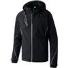 Erima Giacca tecnica softshell Giacca, Unisex bambini, Nero/Antracite, 164