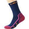 CMP - Calza da trekking per bambini Poly Mid, Blue, 31/33