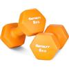 Athlyt Set di 2 manubri in neoprene, 2 x 8 kg, Arancione - Fitness e allenamento a casa