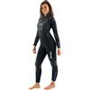 SEAC Space Lady, Muta Subacquea Donna per Acque Fredde, Neoprene Ultra Stretch, Sistema Aquastop, Muta da Immersione con Zip Posteriore