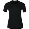 Odlo Active Warm Maglia Termica a Maniche Corte Girocollo da Donna | Base layer caldo a maniche corte, traspirante e antiodore