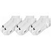 Erima Pacco da 3 Fantasmini Calze, Unisex Bambini, Bianco, 31-34