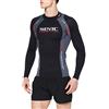 SEAC Warm Guard Long Maglia Protettiva Termica in Neoprene da 0,5 mm, Rash Guard per Snorkeling e Nuoto Anti UV Uomo Multicolore XS