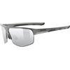 uvex axos set - occhiali sportivi per adulti - 100% protezione UVA, B, C - comfort senza pressione e tenuta perfetta - grey matt/mir.silver - one size