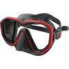SEAC Appeal - Maschera da Subacquea Made in Italy monolente con Fibbia 3D Direttamente sul facciale Unisex Adulto