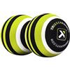 TriggerPoint MB2 Double Massage Ball Roller per Sollievo Schiena e Collo - Design Regolabile, Durevole e Resistente all'Acqua per Un Rilascio mirato della Tensione nella Colonna, Collo e Spalle.