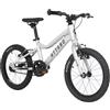 ATTABO Bicicletta Ease 16 design durevole ed ergonomico con bassa sporgenza, ideale per i principianti del ciclista, colore rosso/blu/rosa/viola/argento (argento)