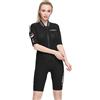 Cressi Endurance Lady Shorty Wetsuit 3 mm - Muta Shorty con Zip Sternale, Neoprene 3 mm Nero, Donna
