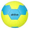 AKTIVE Pallone da calcio in PVC, 320-340 grammi, D22 cm, taglia 5, colore giallo fosforito e blu, resistente e durevole, ideale per allenamenti all'aria aperta, sport, pallone, palloni da calcio